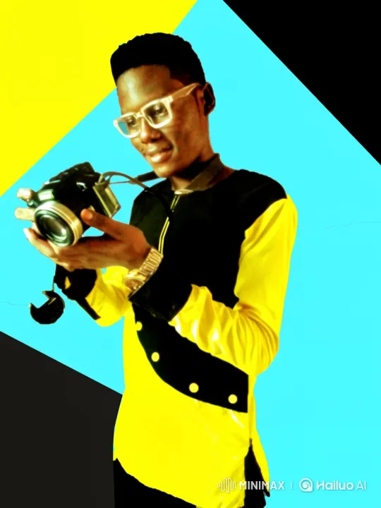 Young Photographer Admires Yellow Car, Matches Shirt and Background – AI Generated Video | Hailuo AI