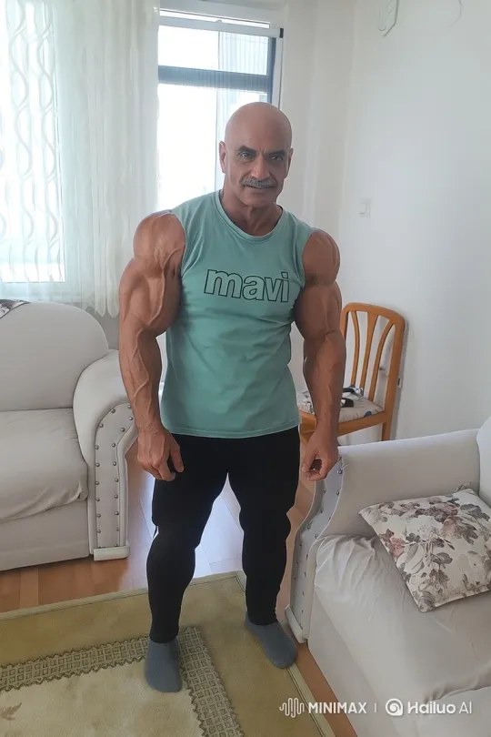Muscular Man Absurdly 'Eats' and 'Regurgitates' a Pillow – AI Generated Video | Hailuo AI