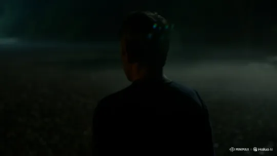 Mysterious Man's Journey Through Shadowy Atmosphere – AI Generated Video | Hailuo AI