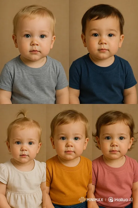 Toddlers' Playful Exchange and Reactions – AI Generated Video | Hailuo AI