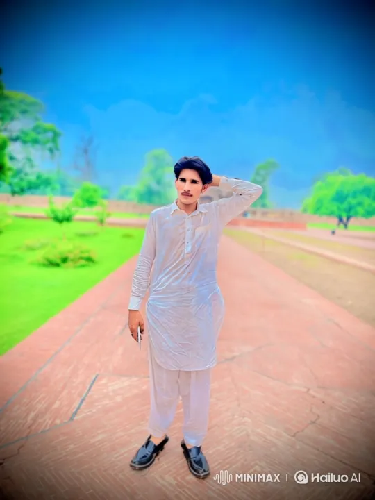 Intimate Portrait of a Young Man in a Sunlit Garden – AI Generated Video | Hailuo AI