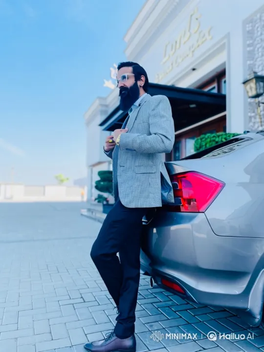 Stylish Man Enters Porsche, Drives Away – AI Generated Video | Hailuo AI