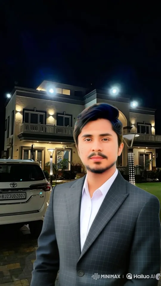 Young Man Enters SUV and Departs From Illuminated House – AI Generated Video | Hailuo AI