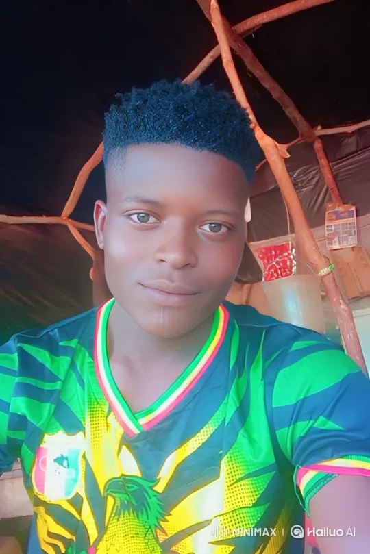 Young Black Man Expresses Warmth with Gentle Smile – AI Generated Video | Hailuo AI