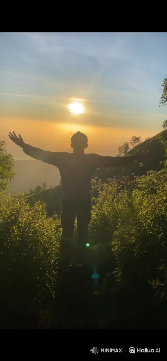 From Hilltop to Cosmic View: A Journey Through Earth's Sphere – AI Generated Video | Hailuo AI