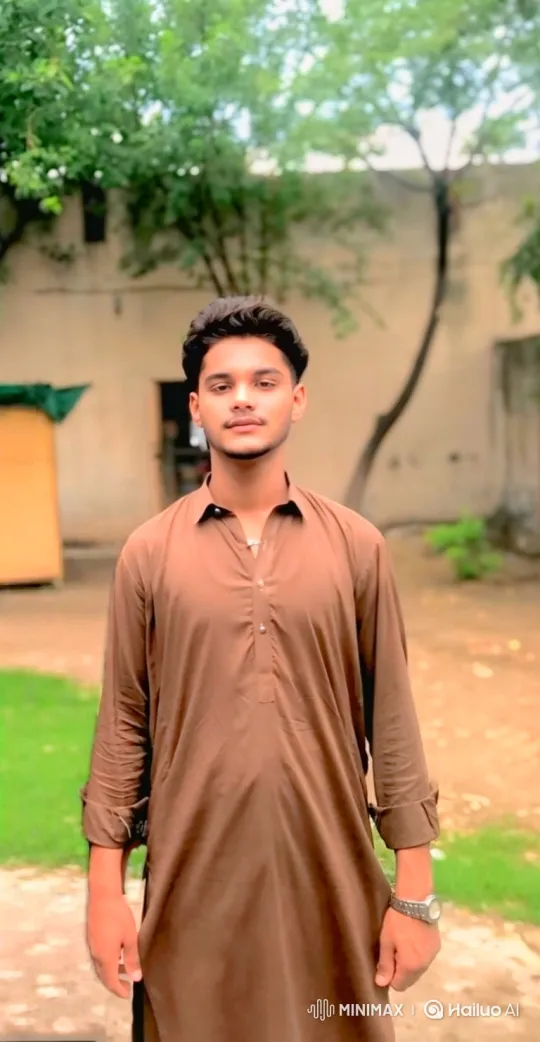 Young Man Admires New Car in Quiet Courtyard – AI Generated Video | Hailuo AI