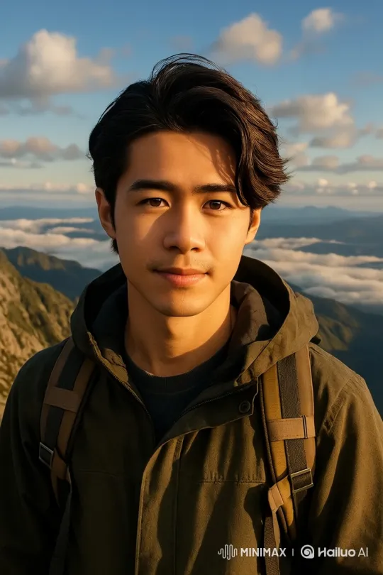 Mountain Hiker's Journey From Peak to Space – AI Generated Video | Hailuo AI
