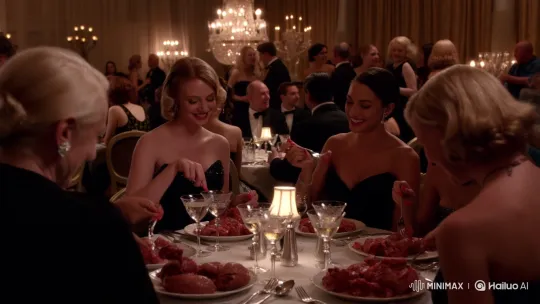Luxurious Restaurant: Women Delight in Human Organ Feast – AI Generated Video | Hailuo AI