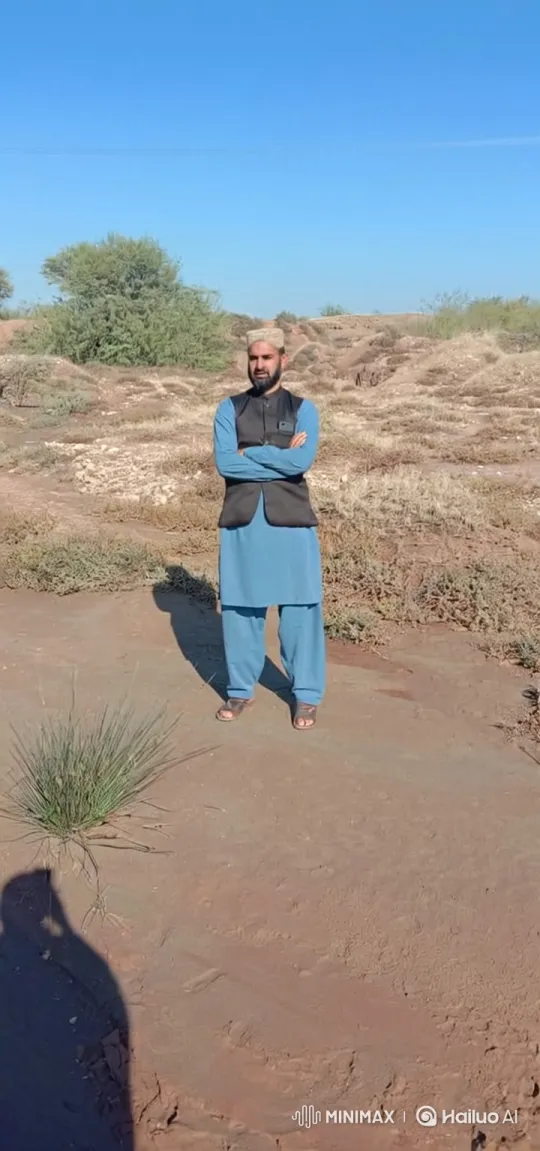 Bearded Man in Traditional Attire Drives Lamborghini Veneno – AI Generated Video | Hailuo AI
