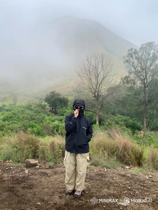Hiker's Journey from Mountain to Earth Orbit – AI Generated Video | Hailuo AI