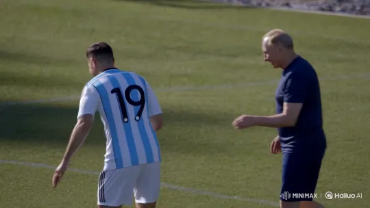 Messi and Putin's Friendly Soccer Game – AI Generated Video | Hailuo AI
