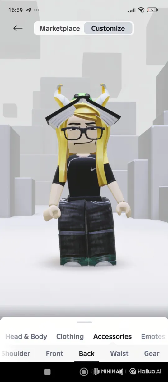 Female Avatar Interacts with Cats in Virtual Environment – AI Generated Video | Hailuo AI