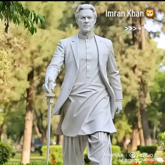 Statue Comes Alive, Walks with Determination – AI Generated Video | Hailuo AI