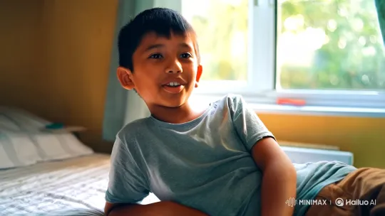 Thai Boy's Wise Words Amidst Intimate Light and Camera Moves – AI Generated Video | Hailuo AI