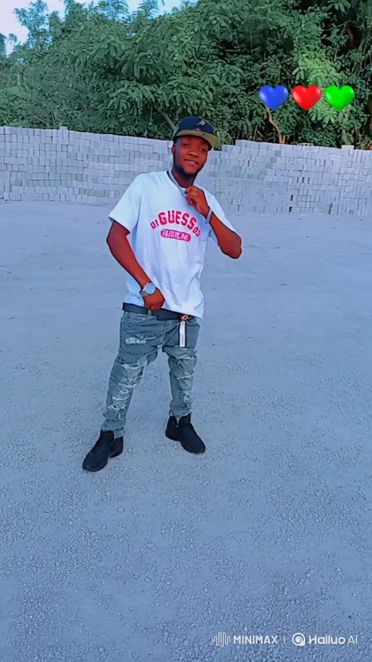 Confident Young Man Poses Outdoors with Nature Backdrop – AI Generated Video | Hailuo AI