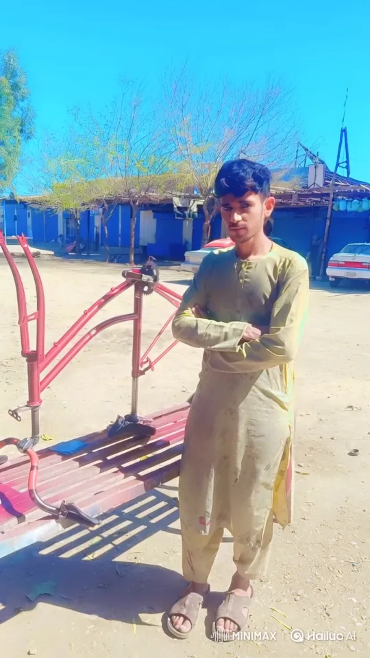 Young Man Enters G63 Car in Dusty Lot – AI Generated Video | Hailuo AI