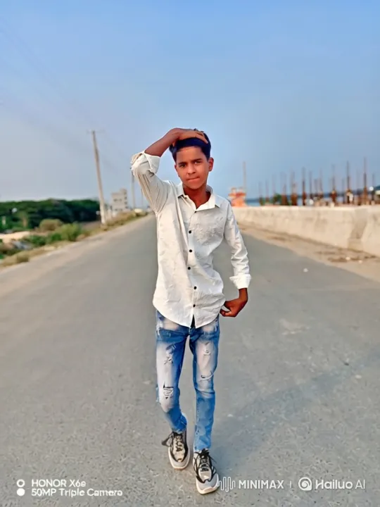 Young Man Walks Towards Camera Past Red Sedan – AI Generated Video | Hailuo AI