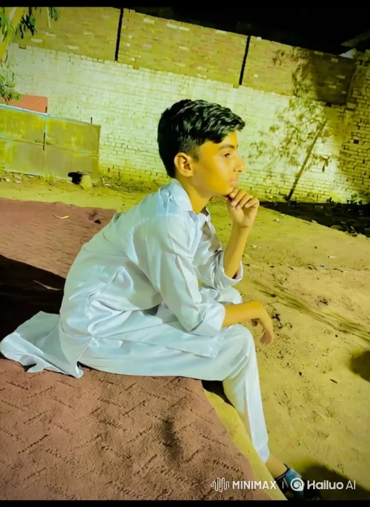 Young Man Claims Luxury Lamborghini in Night Village Setting – AI Generated Video | Hailuo AI