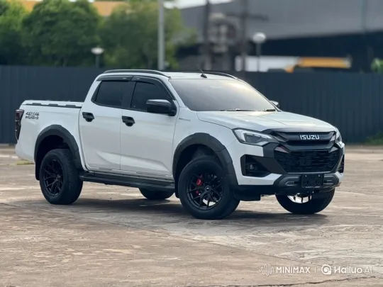 Custom White Pickup Truck Performs Wheelie with Speed and Power – AI Generated Video | Hailuo AI