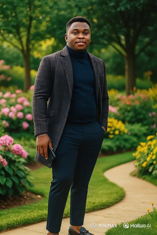 Dapper Man Meets Jude Bellingham in Garden – AI Generated Video | Hailuo AI