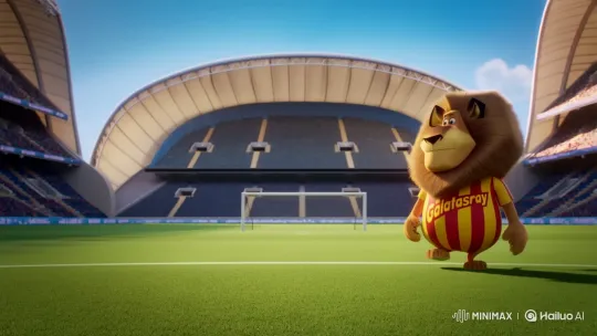 Galatasaray Lion Farts After Fenerbahçe Canary Attack – AI Generated Video | Hailuo AI