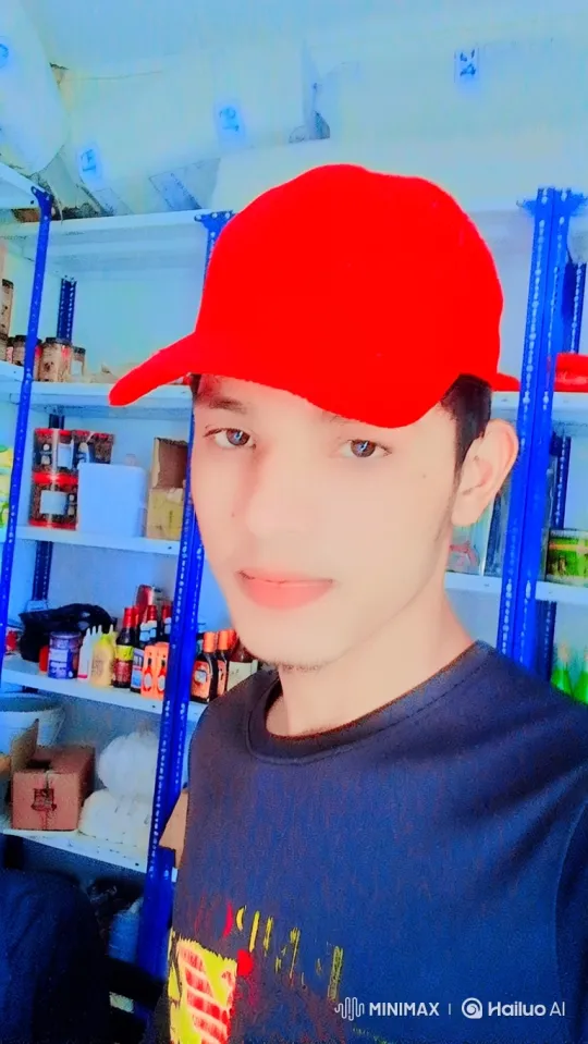 Young Man Sips Tea in Cool-Lit Storeroom – AI Generated Video | Hailuo AI