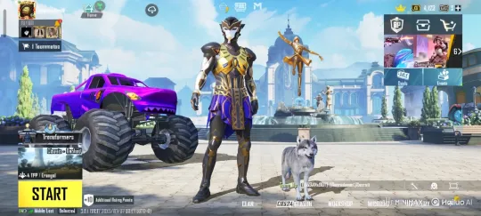 Futuristic Armored Character Confronts Monster Truck – AI Generated Video | Hailuo AI