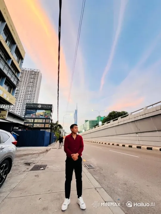 Stylish Man Enters Porsche, Drives into Sunset – AI Generated Video | Hailuo AI