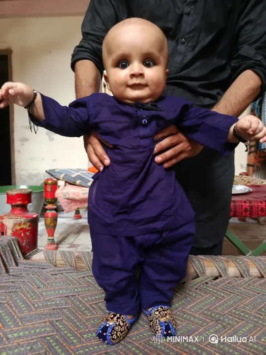 Baby's First Steps with Determined Smile – AI Generated Video | Hailuo AI
