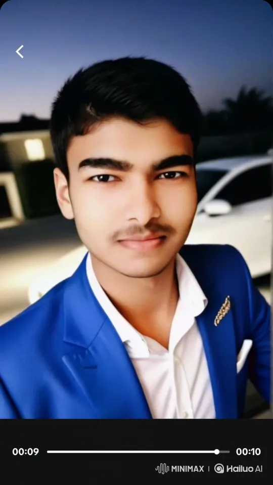 Young Man Embraces Luxury Lamborghini in Twilight Village Setting – AI Generated Video | Hailuo AI