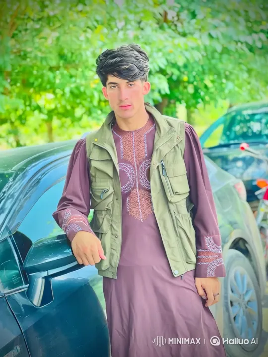 Young Man Poses Confidently by Lamborghini on Mountain Road – AI Generated Video | Hailuo AI