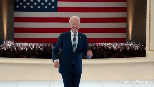 Joe Biden Joyfully Dancing at Public Event – AI Generated Video | Hailuo AI