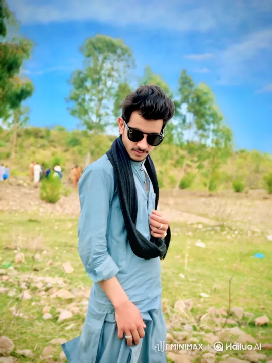 Young Man Prepares to Drive Lamborghini in Pastoral Setting – AI Generated Video | Hailuo AI