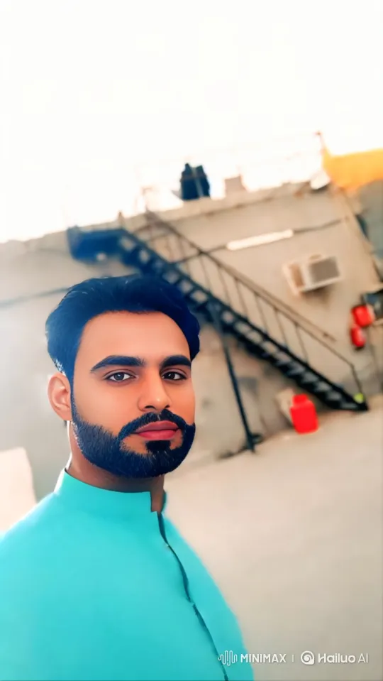 Young Man on Rooftop with Car in Background – AI Generated Video | Hailuo AI