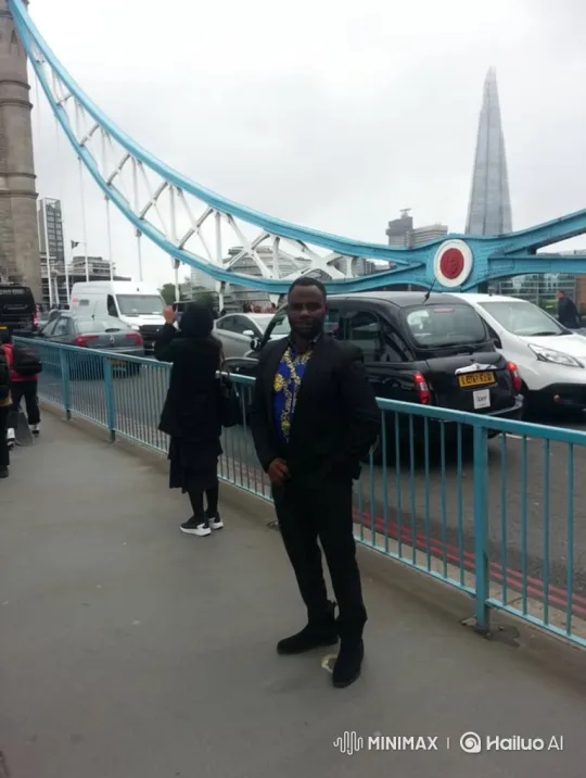 Man in Suit Enters Taxi on Bridge Walkway – AI Generated Video | Hailuo AI