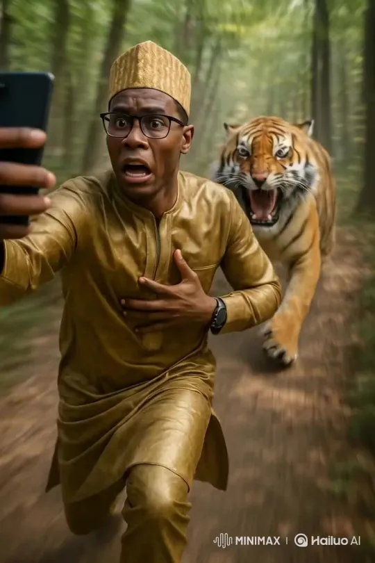 Tiger Cheese Adventure in the Forest – AI Generated Video | Hailuo AI