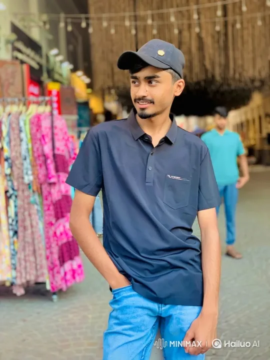 Young Man Enters Porsche in Bustling Market Scene – AI Generated Video | Hailuo AI