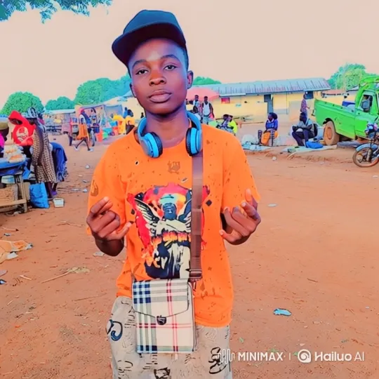 Young Man Expressing Confidence in Bustling Market – AI Generated Video | Hailuo AI