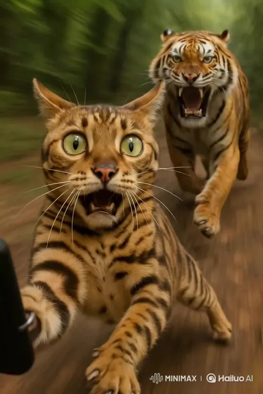 Tiger: Majestic Predator of the Wild – AI Generated Video | Hailuo AI