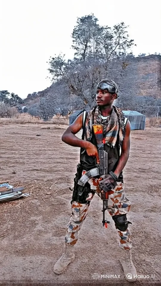 Silent Vigil: Soldier in Barren Field – AI Generated Video | Hailuo AI
