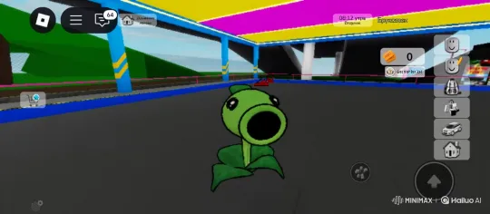 Peashooter Creature Explodes in Digital World Animation – AI Generated Video | Hailuo AI