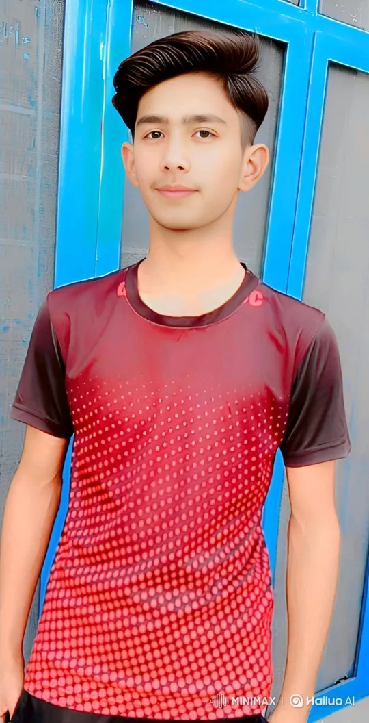 Young Man in Athletic Shirt Stands Calmly Before Camera – AI Generated Video | Hailuo AI