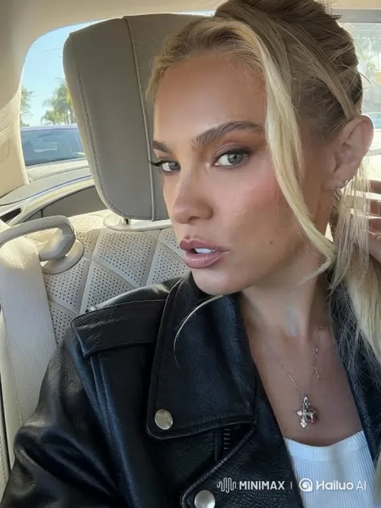 Stylish Woman Transforms Look with a Gentle Smile – AI Generated Video | Hailuo AI