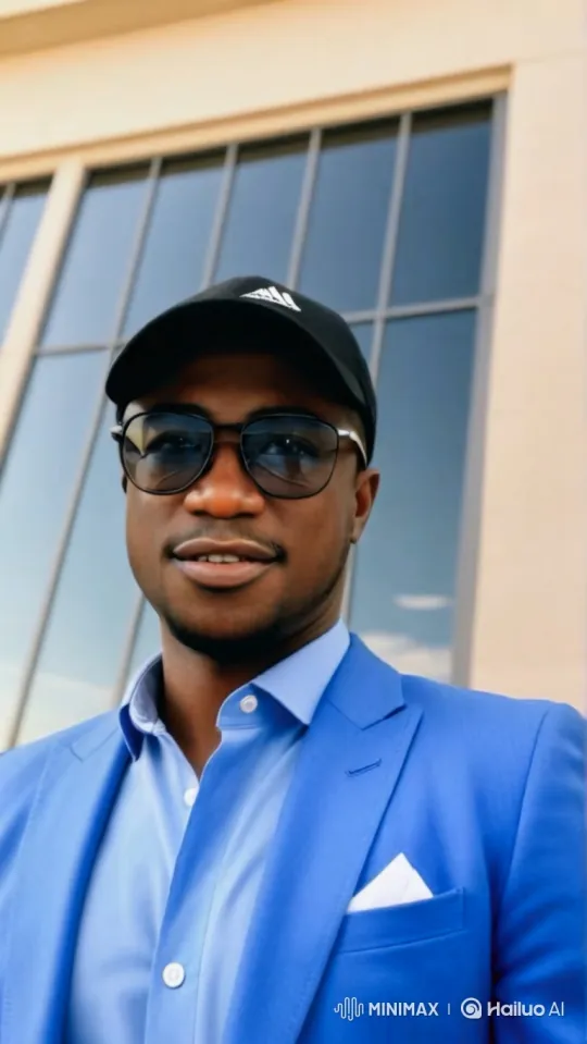 Stylish Man in Blue Suit Enters Luxury Sedan – AI Generated Video | Hailuo AI
