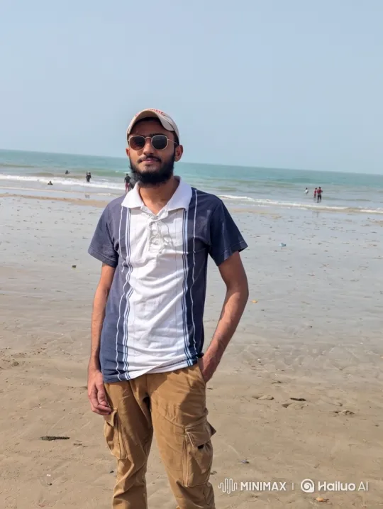 Bearded Man Enters Luxury Car on Sandy Beach – AI Generated Video | Hailuo AI