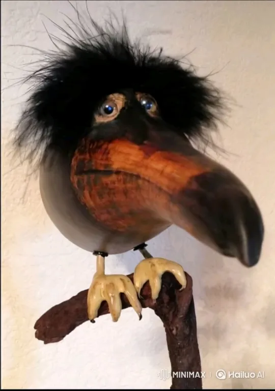 Bird Sculpture Transforms, Destroys Earth in Cosmic Flight – AI Generated Video | Hailuo AI