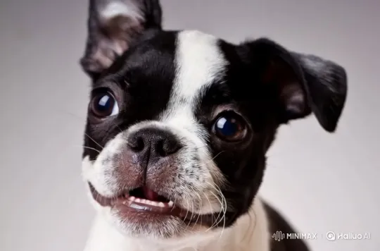 Puppy Enjoys a Playful Swim in Milk Tea – AI Generated Video | Hailuo AI