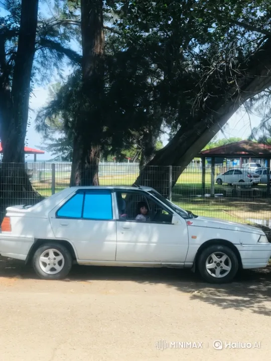 White Sedan Transforms with Air Suspension in Parked Scene – AI Generated Video | Hailuo AI