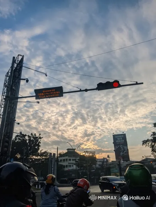 Descending Angel Smiles Over Dawn-Lit Street – AI Generated Video | Hailuo AI