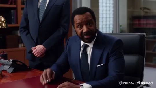 Tyler Perry Warns Against Scams in Office Setting – AI Generated Video | Hailuo AI